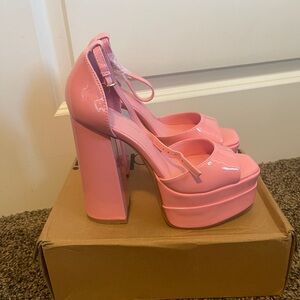 Pink Platform Heels